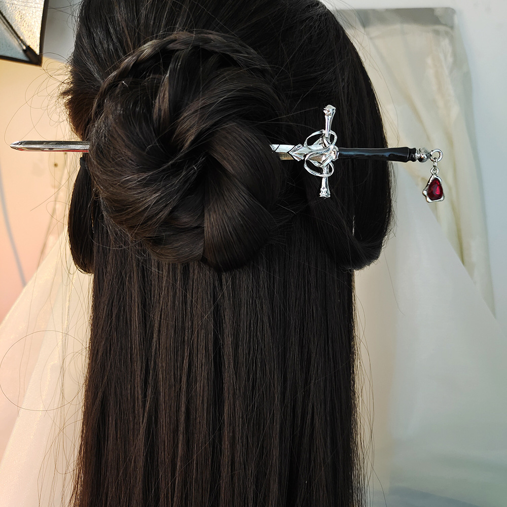 Vintage Collectible Item - Chinese Sword Shaped Hair Stick Vintage
