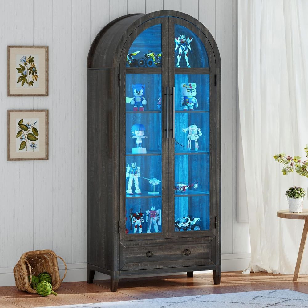 73 Arched Glass Display Cabine - огляд і ціна Collectible Collection