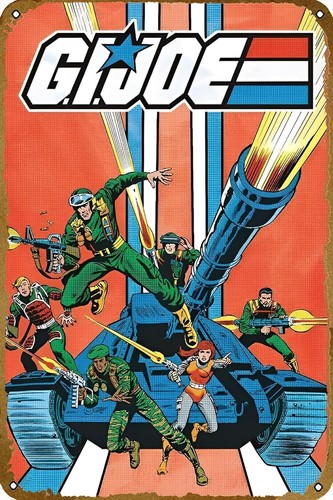 Gi Joe – Tank Poster Vintage R - огляд і ціна Vintage Collectible Tins