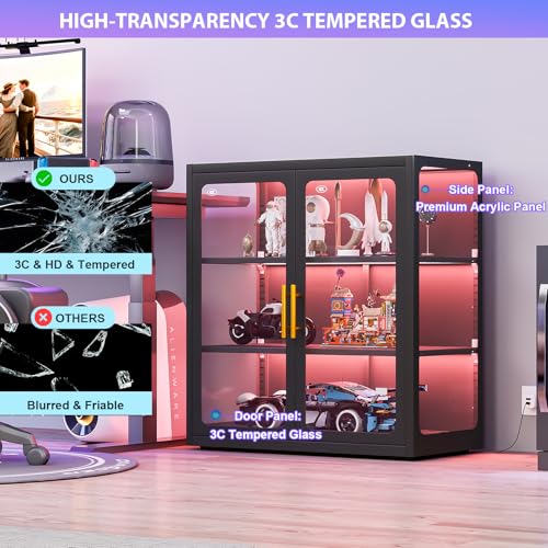 Display Cabinet with Glass Doo - огляд і ціна Collectible Collection