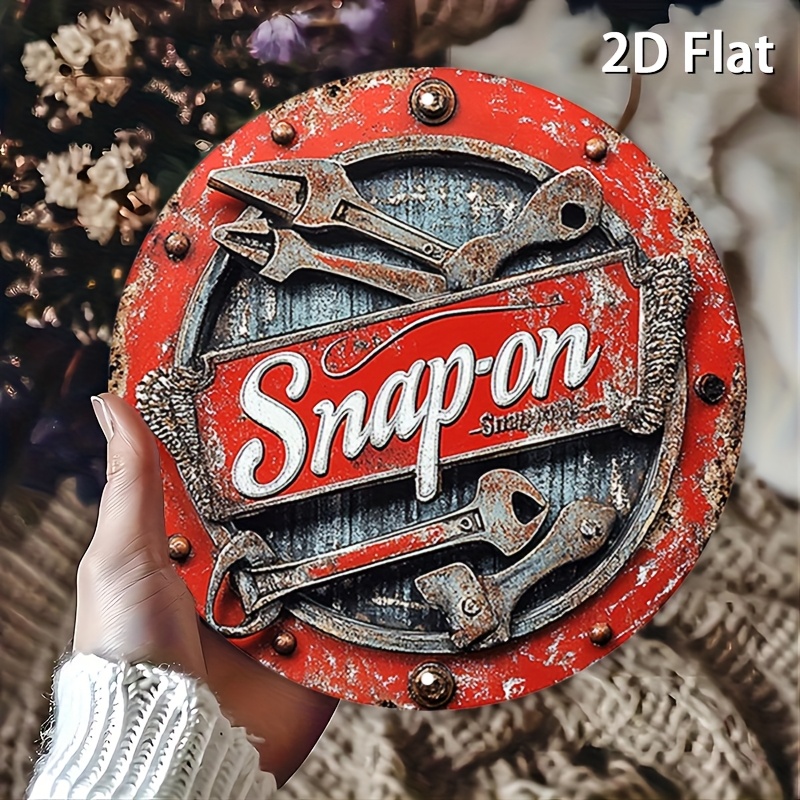 2D Flat 1pc Vintage Metal Sign - огляд і ціна Vintage Collectible Plates