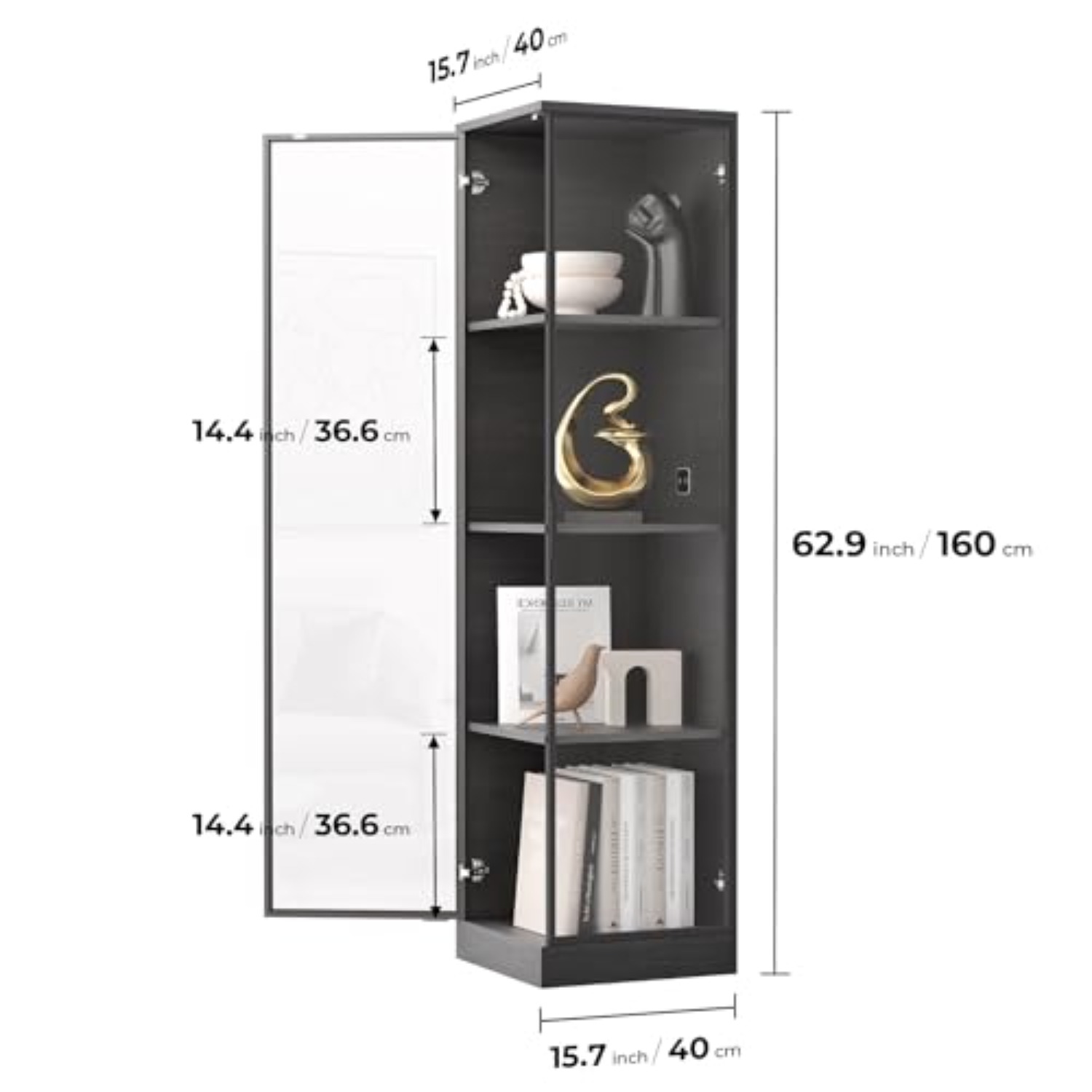 Corner Display Cabinet with Do - огляд і ціна Collectible Collection