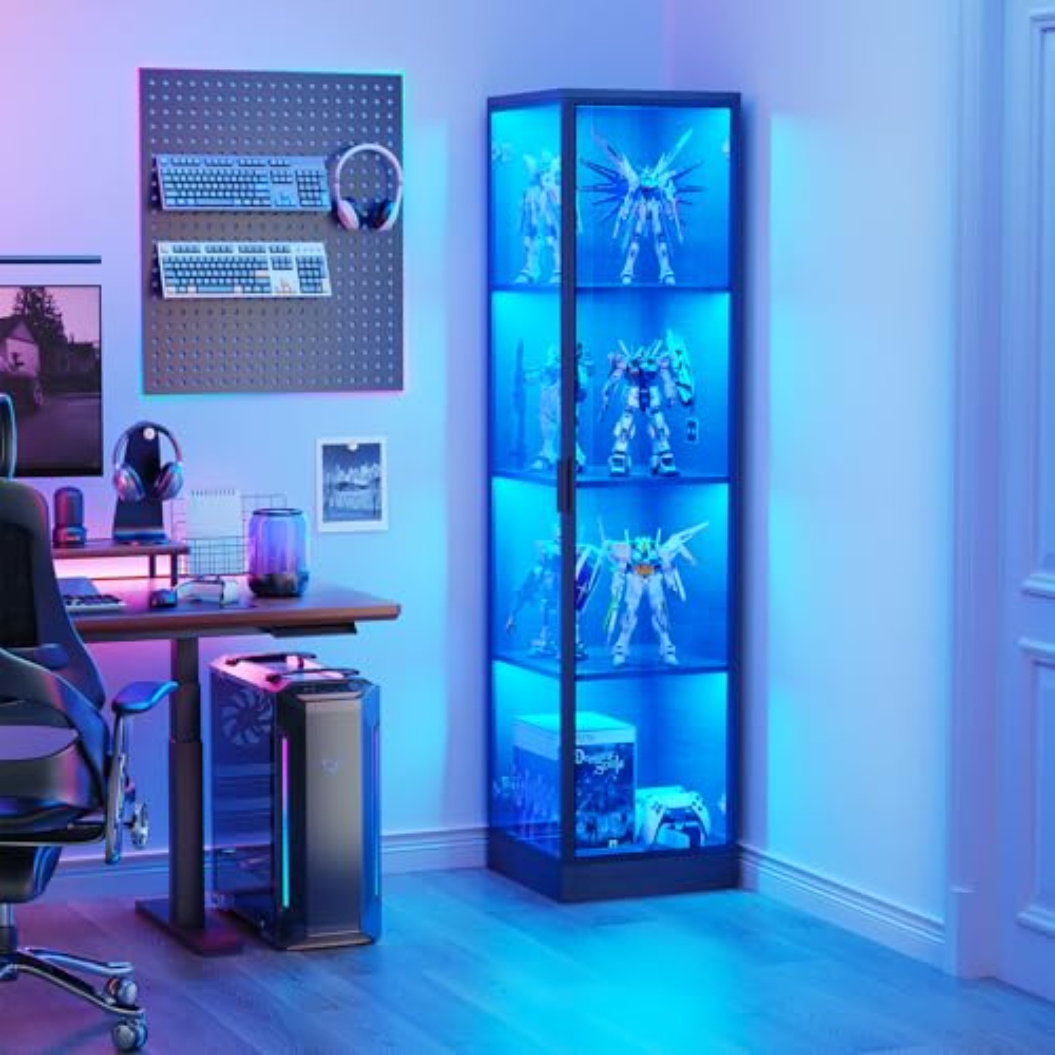 Corner Display Cabinet with Do - огляд і ціна Collectible Collection