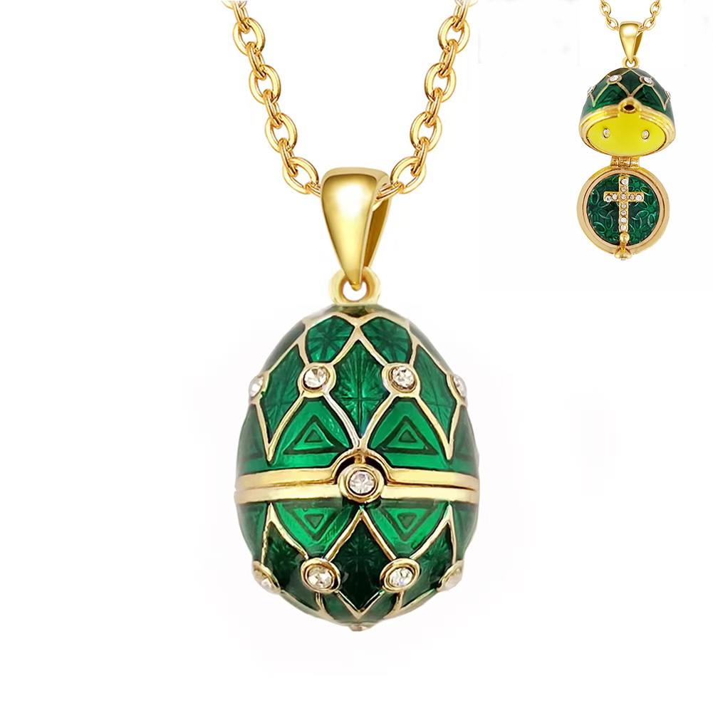 Enamel Faberge Easter Egg Pend - огляд і ціна Vintage Collectible Jewelry