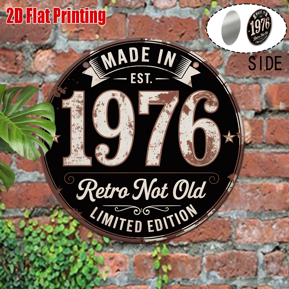 2D Flat, 1pc 1976 Vintage Meta - огляд і ціна Vintage Collectible Plates