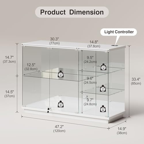 RGB Glass Display Cabinet with - огляд і ціна Collectible Collection