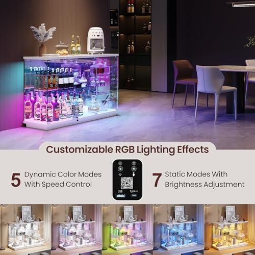 RGB Glass Display Cabinet with - огляд і ціна Collectible Collection