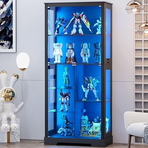 71'' Display Cabinet with 5-Ti - огляд і ціна Collectible Collection