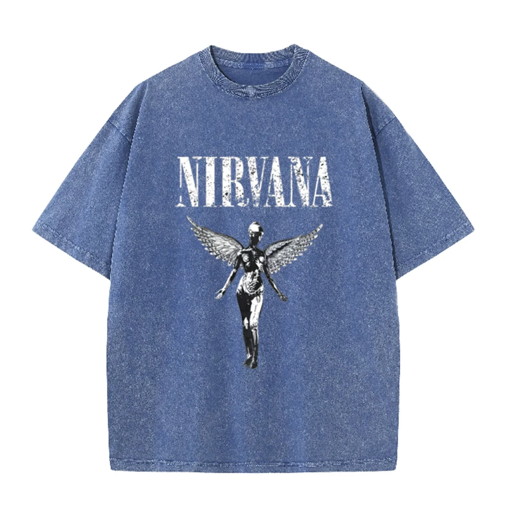 Retro Acid Wash Oversized T-sh - огляд і ціна Vintage Collectible Figures