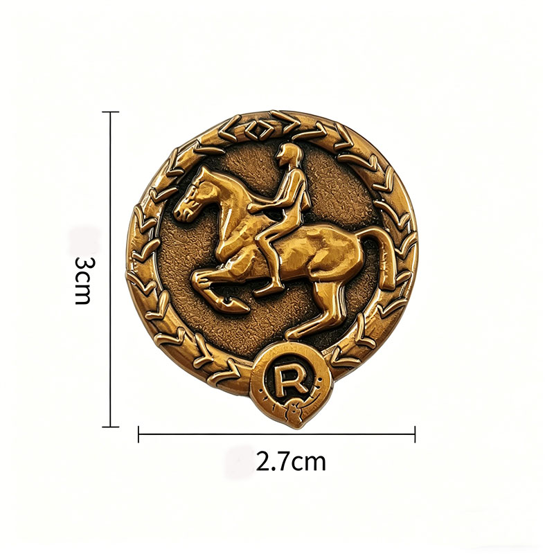German Young Horseman Badge Ge - огляд і ціна Vintage Collectible Jewelry
