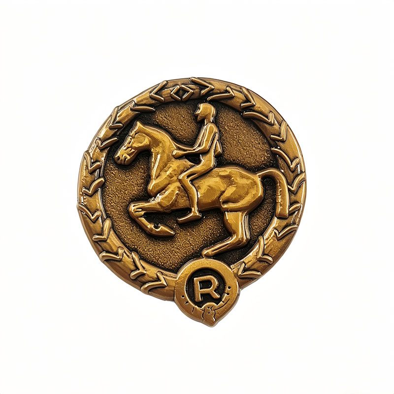 German Young Horseman Badge Ge - огляд і ціна Vintage Collectible Jewelry