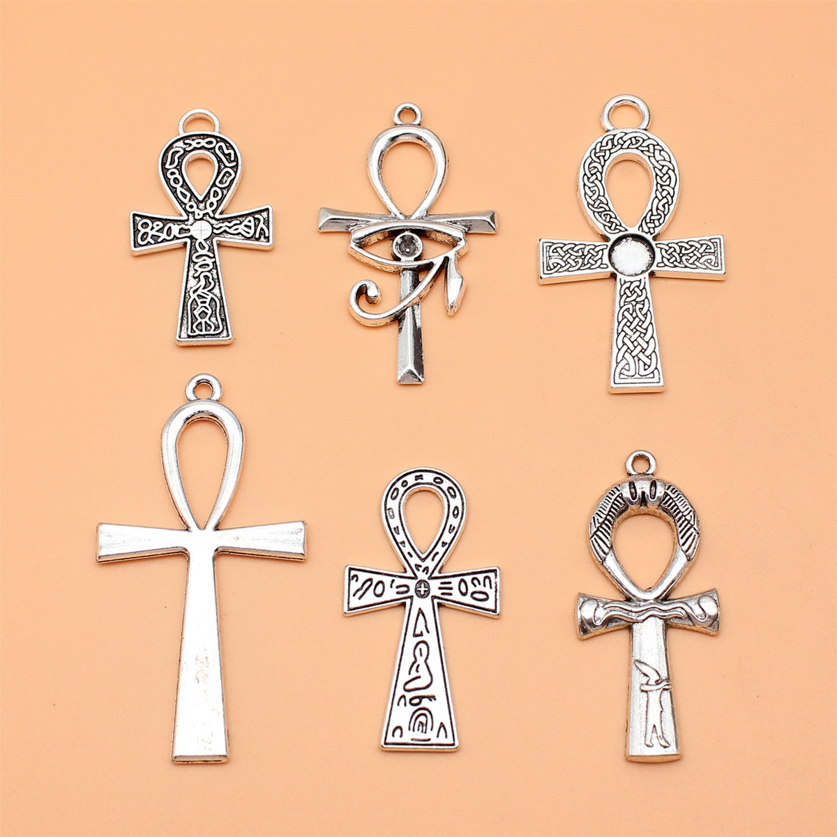 6pcs Antique Silver Color Key  - огляд і ціна Vintage Collectible Jewelry