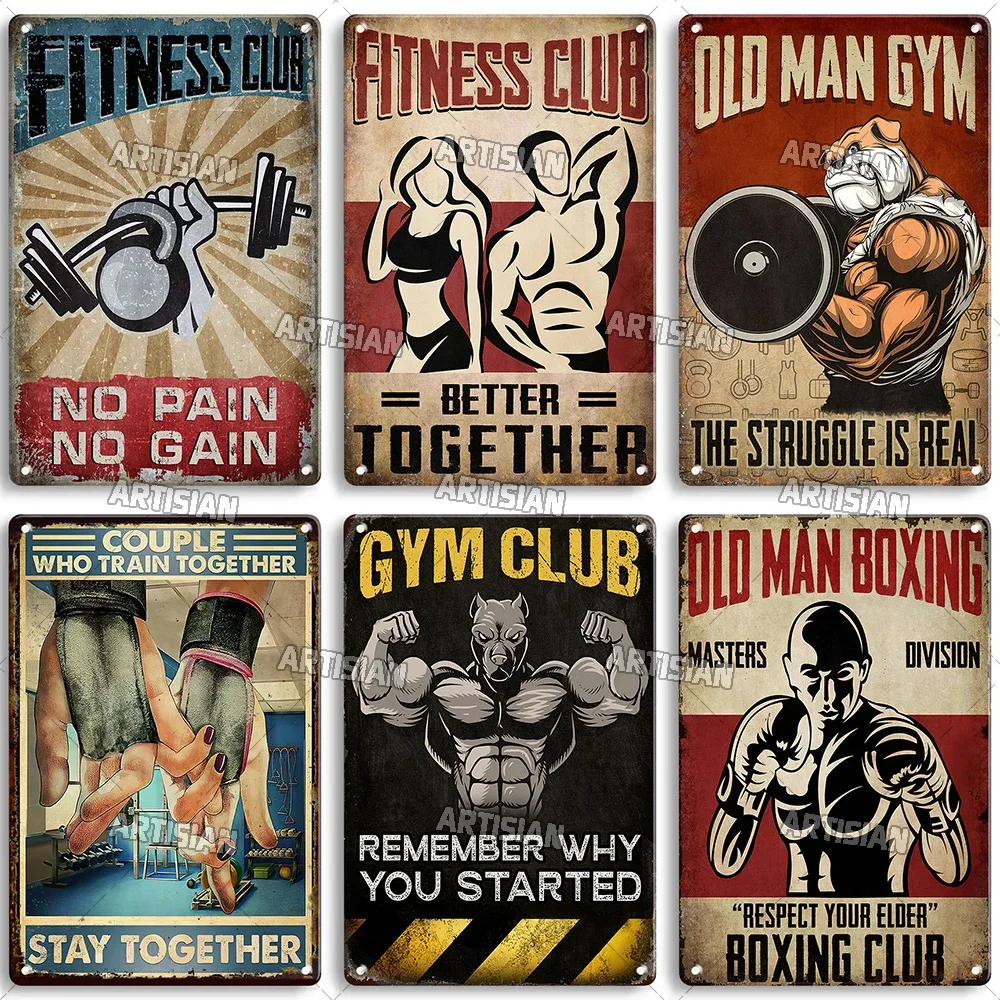 Old Man Gym Club Inspirational - огляд і ціна Vintage Collectible Plates
