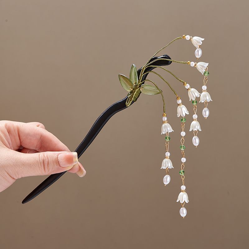 Wooden Flower Hairpin Vintage  - огляд і ціна Vintage Collectible Item