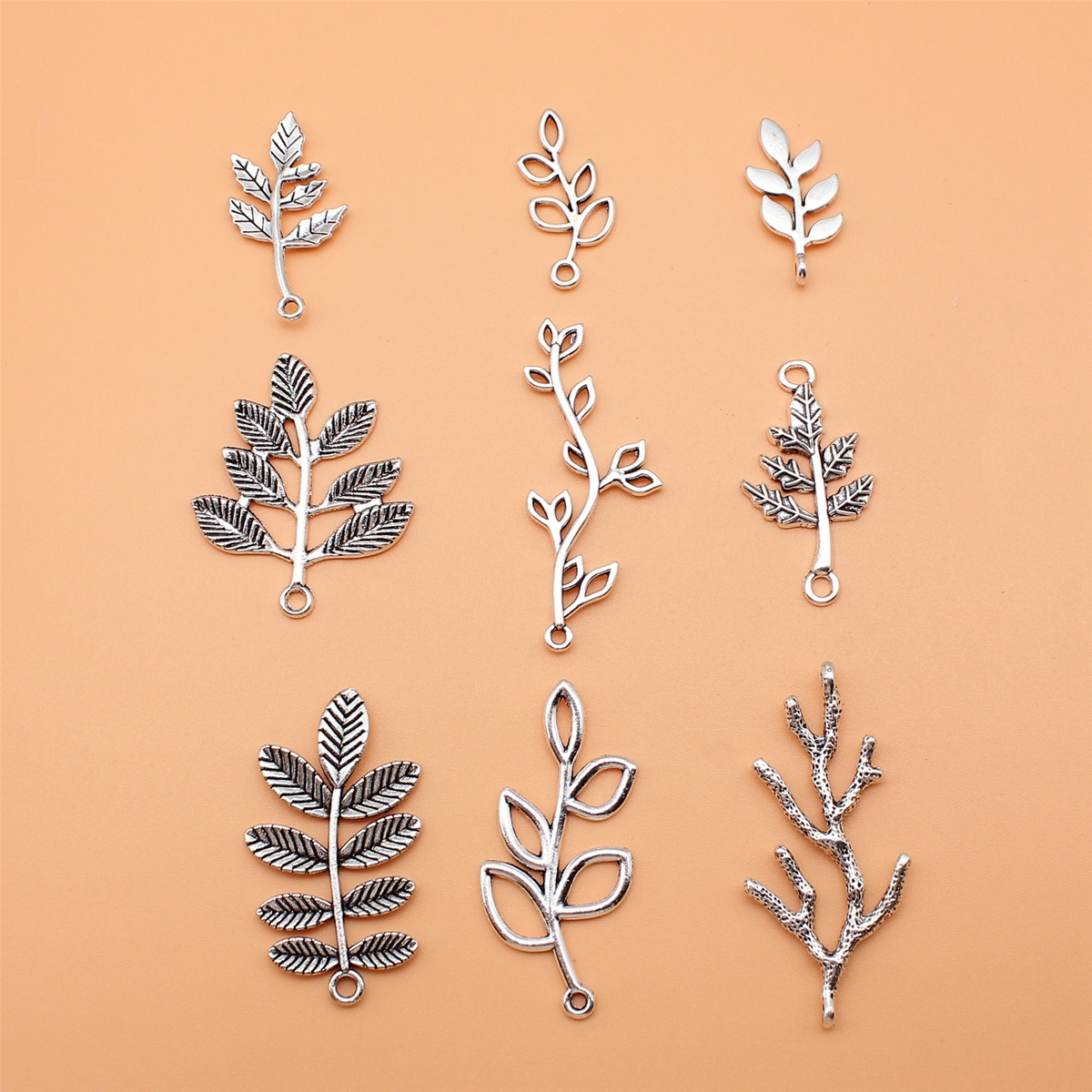 9pcs Antique Silver Color Bran - огляд і ціна Vintage Collectible Jewelry