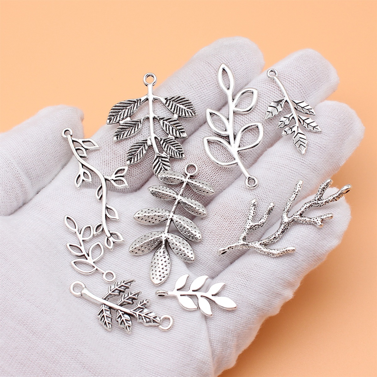 9pcs Antique Silver Color Bran - огляд і ціна Vintage Collectible Jewelry