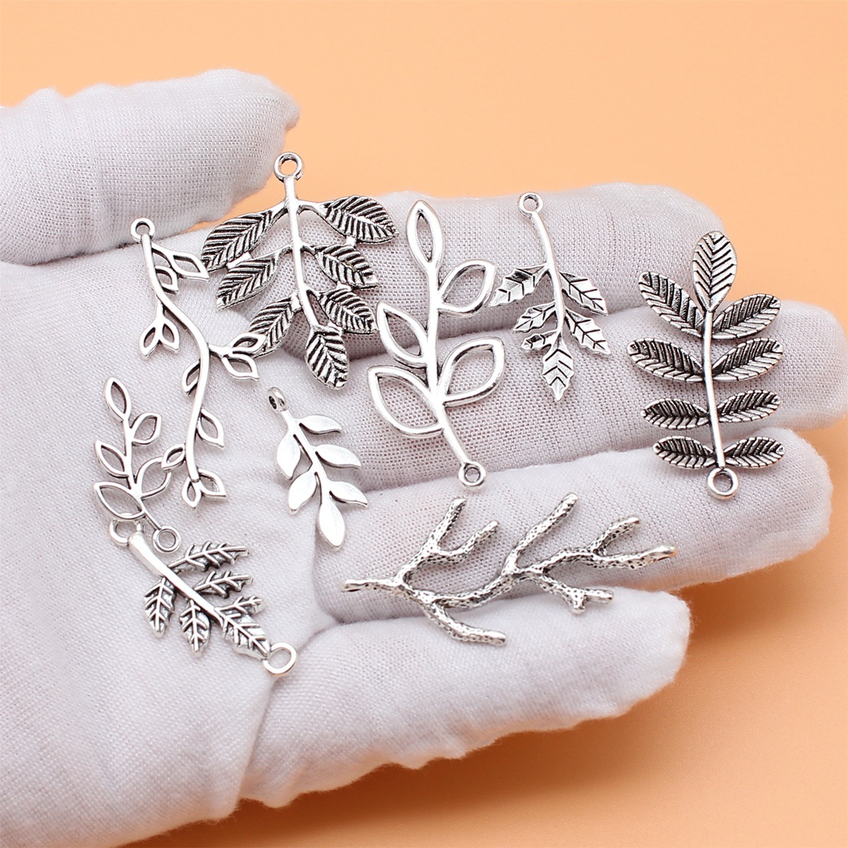 9pcs Antique Silver Color Bran - огляд і ціна Vintage Collectible Jewelry