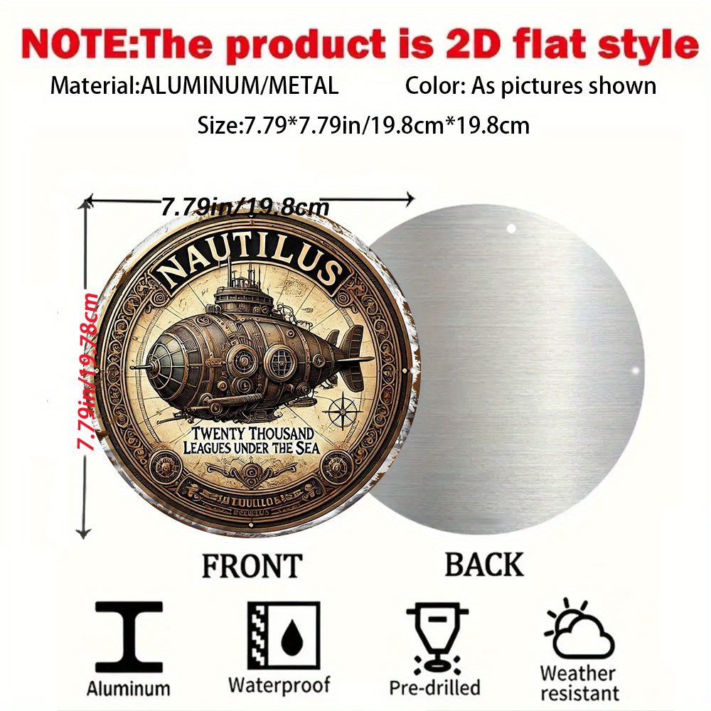 Vintage Nautilus Submarine Wal - огляд і ціна Vintage Collectible Tins