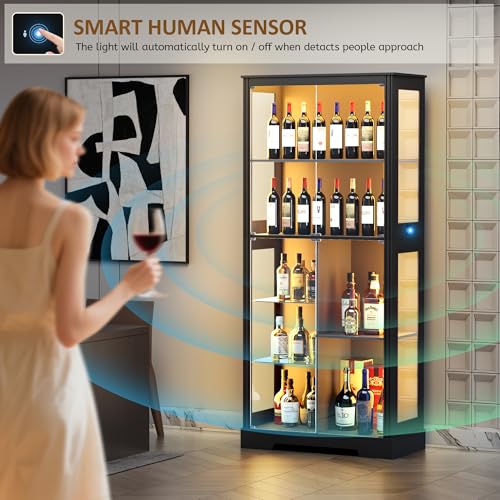 71” Glass Display Cabinet with - огляд і ціна Collectible Collection