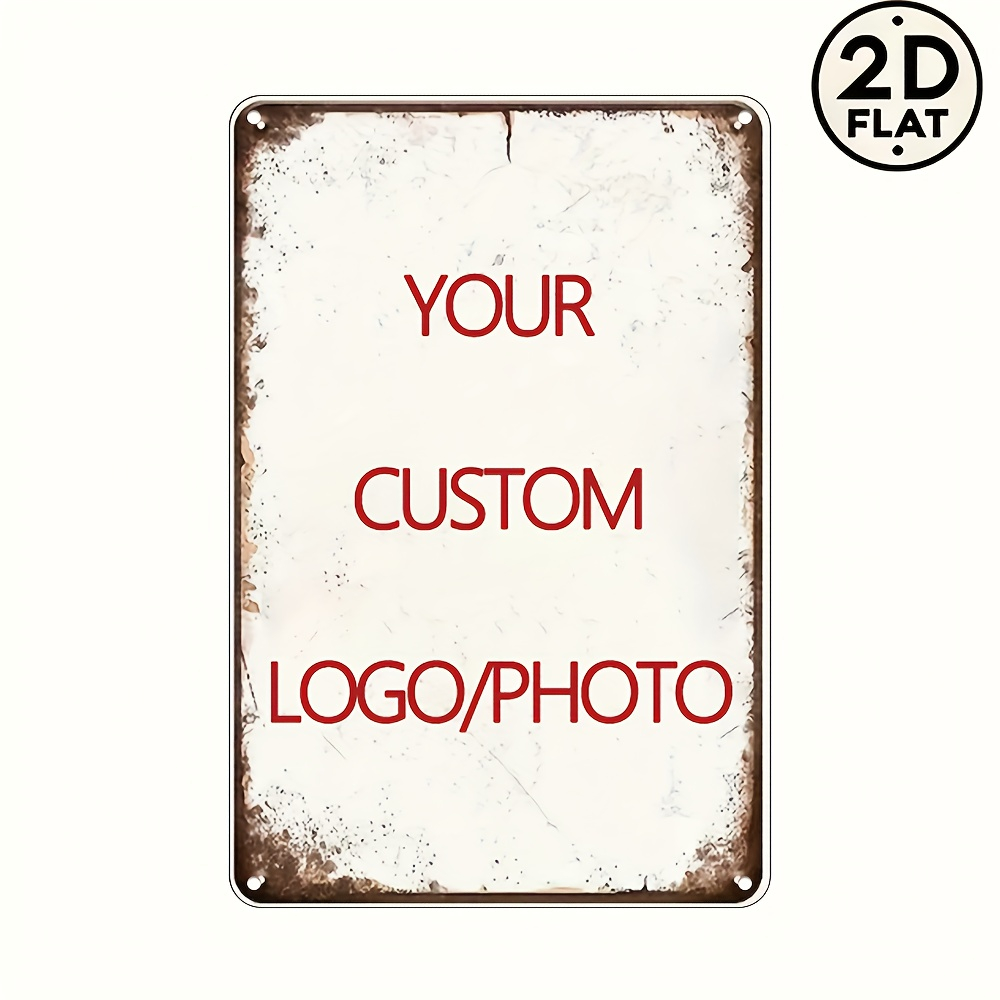 Custom Metal Tin Sign Personal - огляд і ціна Vintage Collectible Plates