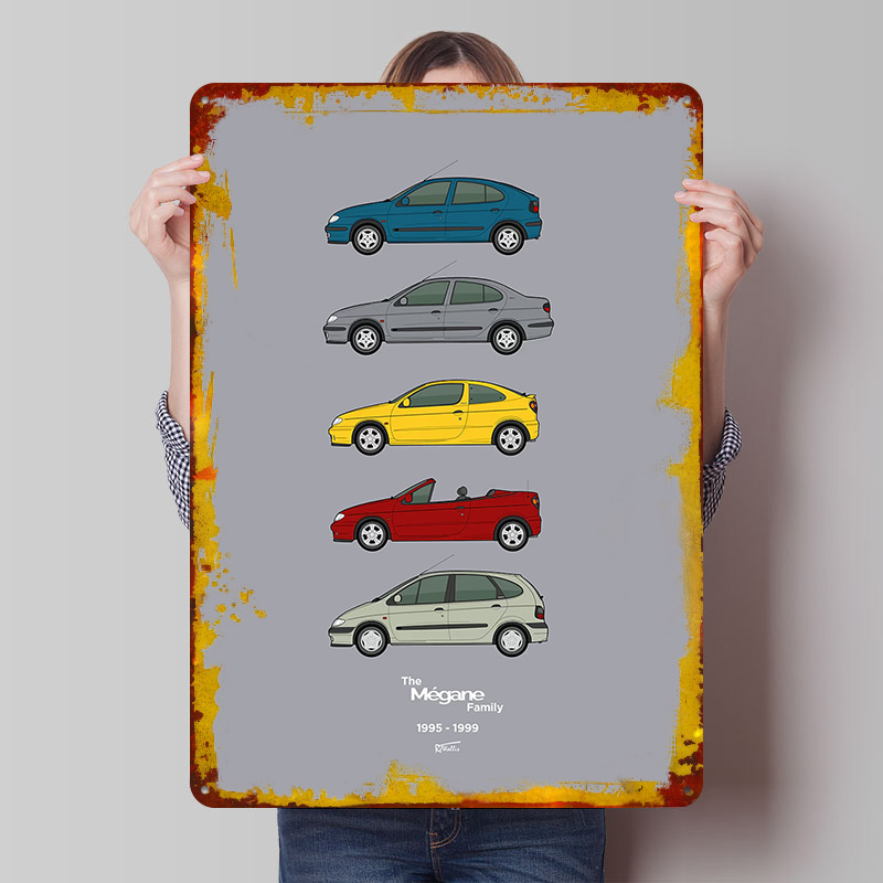 Sports Car Megane Collection 1 - огляд і ціна Vintage Collectible Tins