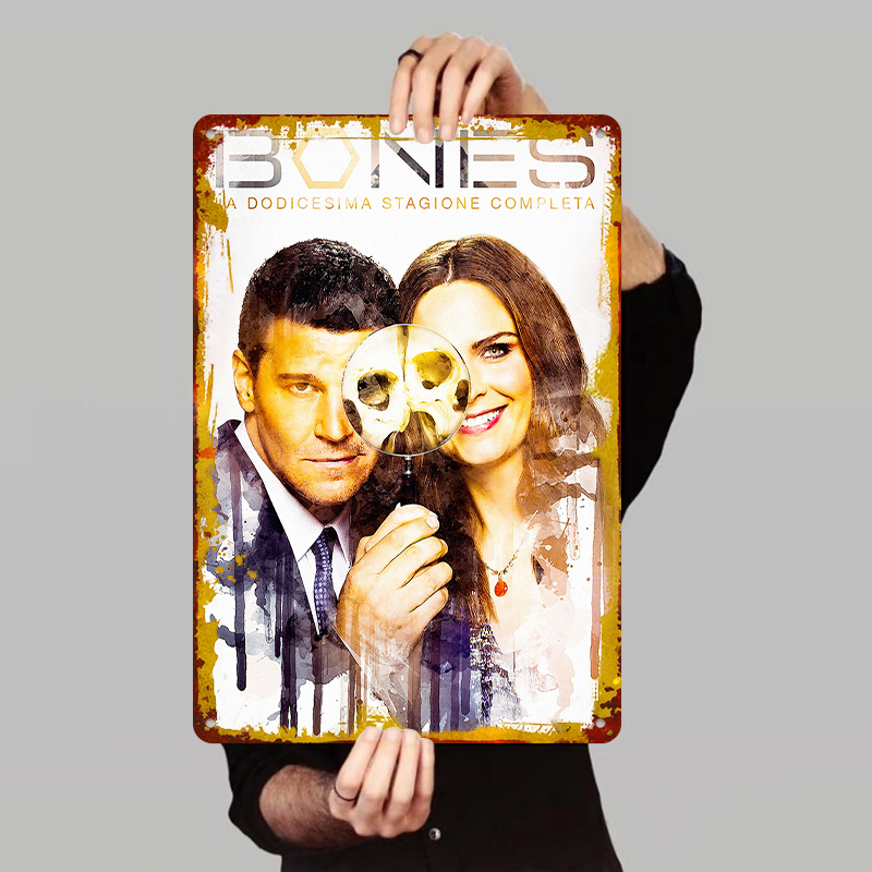 Bones Season 12 Poster Metal T - огляд і ціна Vintage Collectible Tins