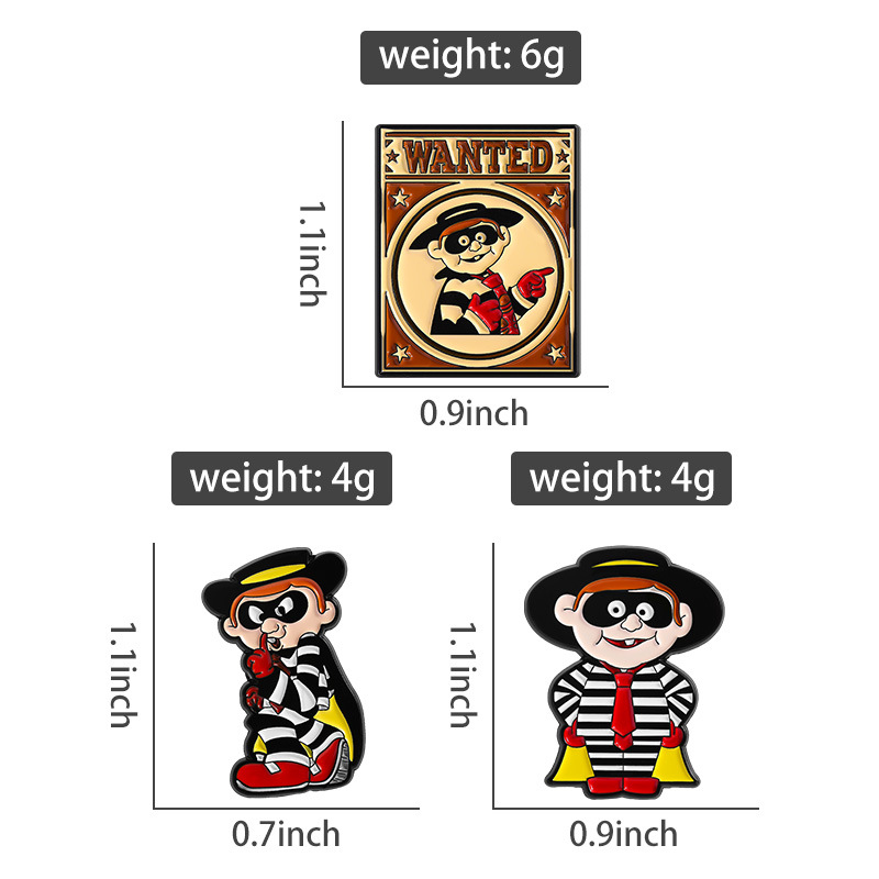 Vintage Hamburglar Enamel Pin  - огляд і ціна Vintage Collectible Jewelry